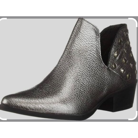 Musse & Cloud Women's Arya Ankle Boot Silver Studded Size 10 - Picture 9 of 9